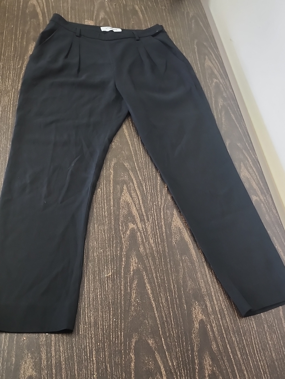 MM Lafleur Pants Pleated Black Trousers Pockets Size 4